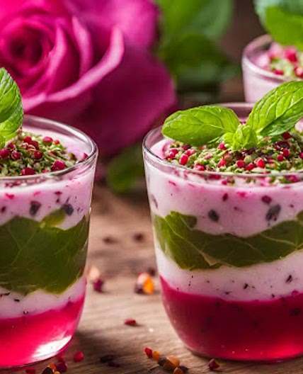 Paan Falooda Shots - Indian Desserts