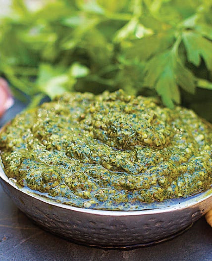 Parsley and Cilantro Pesto