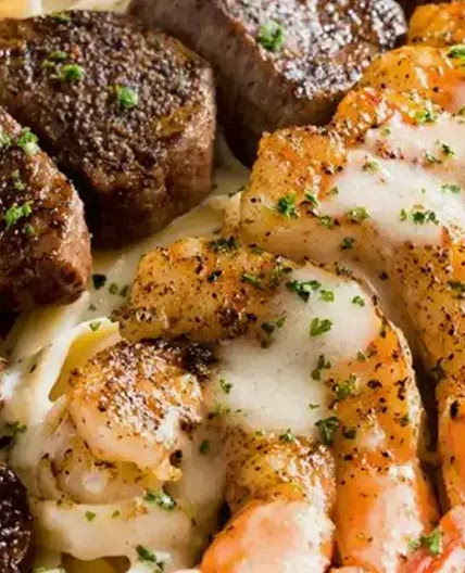 Pasta with Beef and Cream Sauce