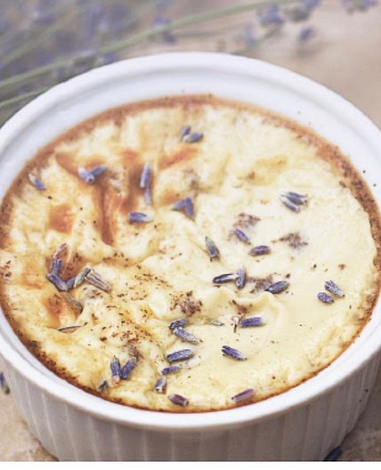 Lavender and Orange Custard 