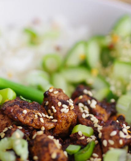 Black Garlic Chicken Teriyaki