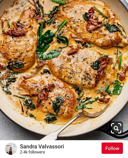 Tuscan Chicken w/ mash