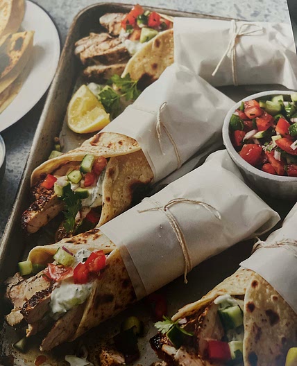 Greek Chicken Gyros RecipeTin