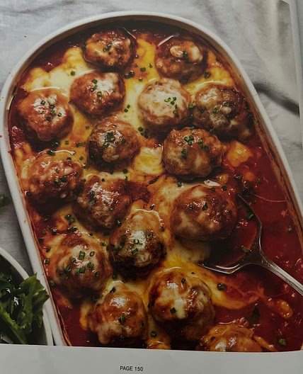 Saucy Baked Pork Meatballs