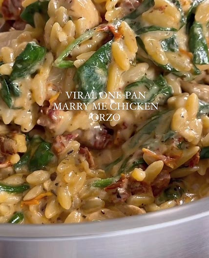 One Pot Chicken Orzo