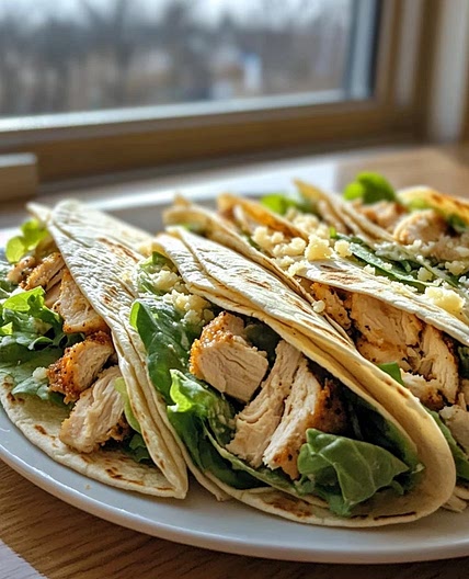 15-Minute Chicken Caesar Wrap: A Quick Meal Solution
