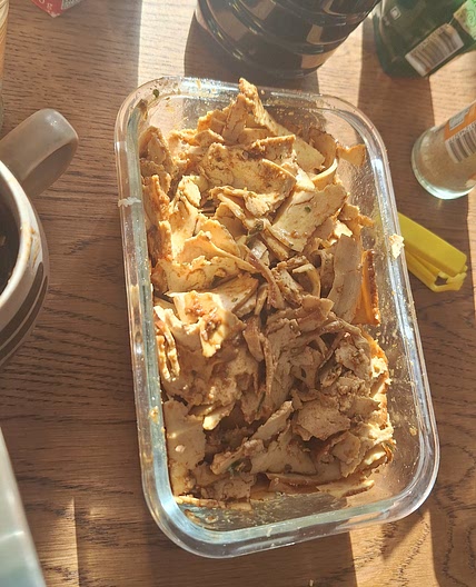 Tofu doner kebab