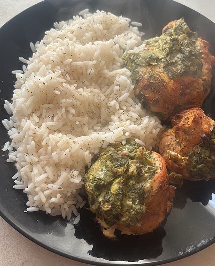 Chicken with spinach and artichokes notes