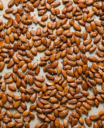 Mirin maple syrup roasted almond