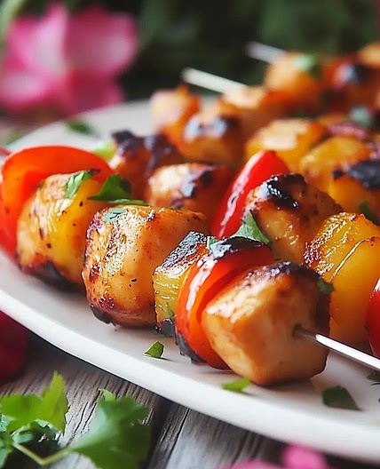 Juicy BBQ Pineapple Chicken Kabobs: 30-Minute Grilling Recipe