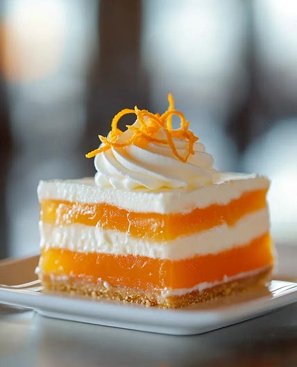 15-Minute No-Bake Orange Cream sicle Pie