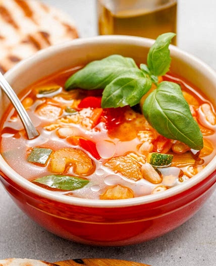 Easy Italian Minestrone Soup Recipe