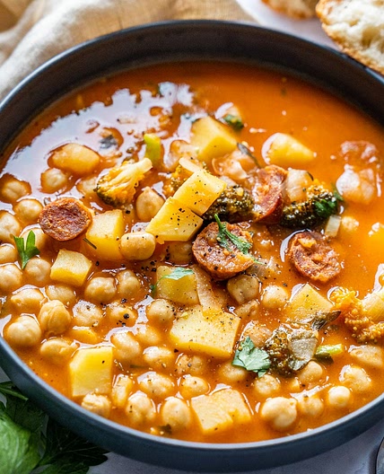 Chickpea Stew with Chorizo Recipe