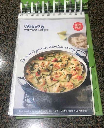 Salmon and prawn Keralan curry