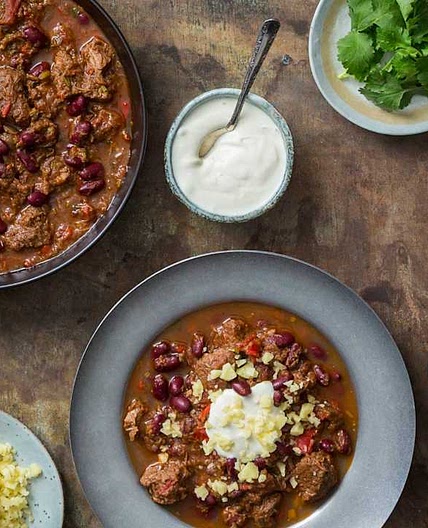 Beef brisket chilli con carne