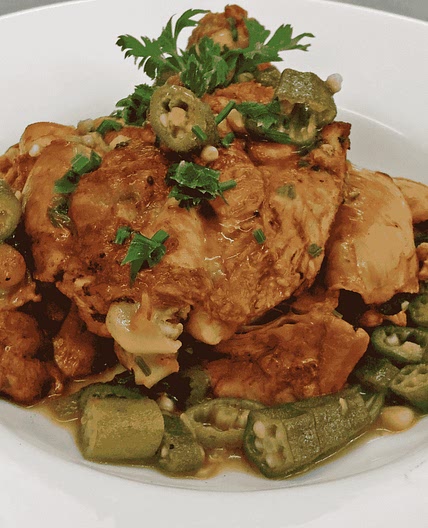 Chicken with Okra