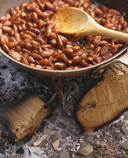 Spicy Carmelized Almonds