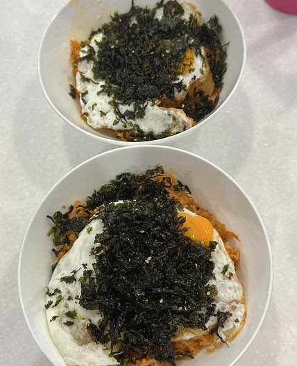Bacon Kimchi Fried Rice 