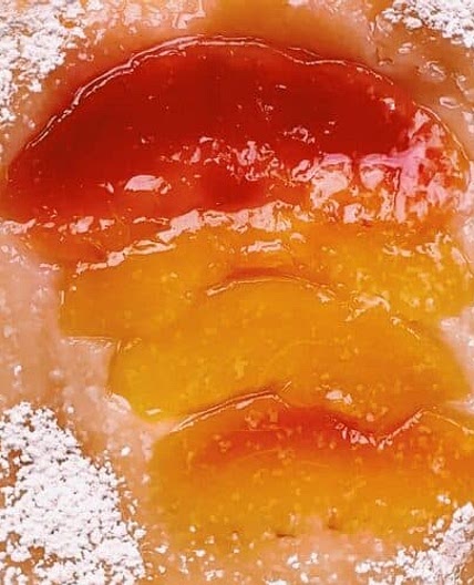 Caramelized Honey Peach Turnover Pastry