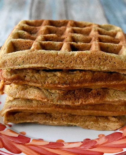Zucchini Bread Waffles