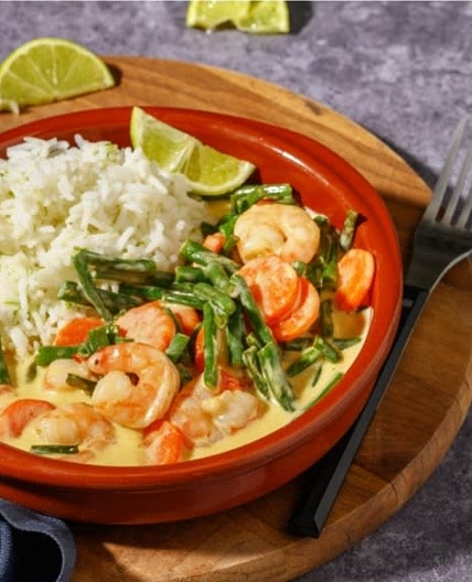 Prawn Green Thai Style Curry