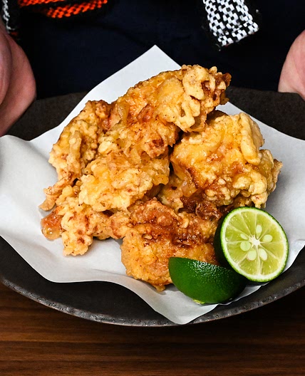 Fluffy Japanese Tempura Chicken: Cloud-Like Toriten with Citrus Dipping Sauce