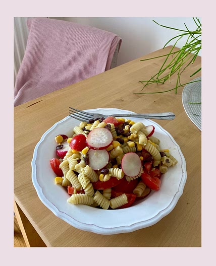Vegan pasta salad