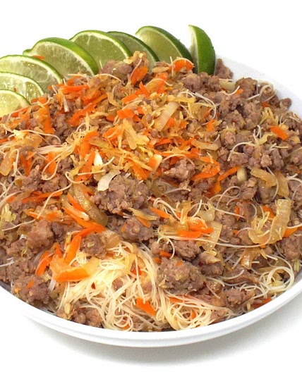 Spicy Ground Pork Pancit
