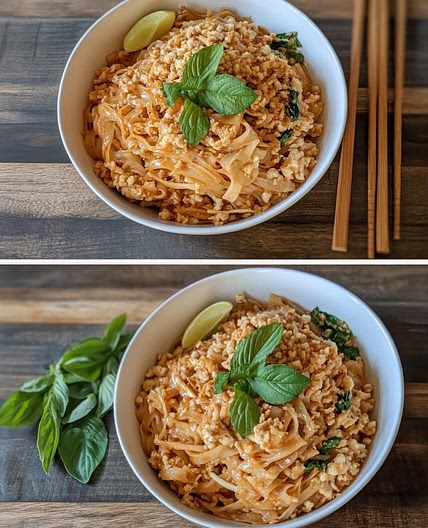 Pad thaï aux poulets