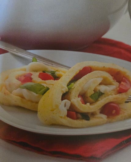 Caprese Omelet Roll