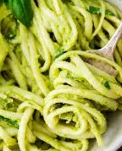Avocado dip corn pasta salad