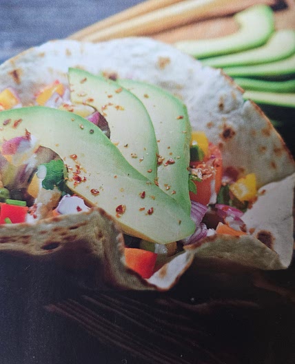 Tacosalat in wrap-"schalen"