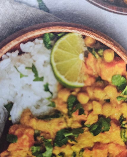 Süsskartoffel-Kichereebsen-Curry