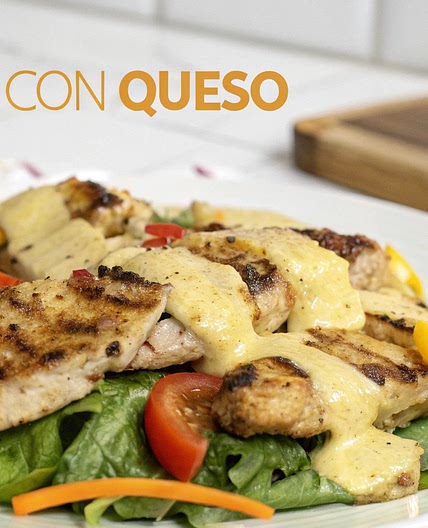 Pollo Con Queso (Low Carb Keto Chicken with Cheese Sauce)