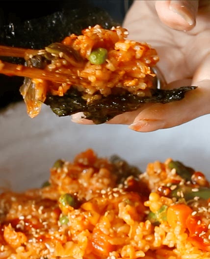 EZ No Chop Kimchi Fried Rice