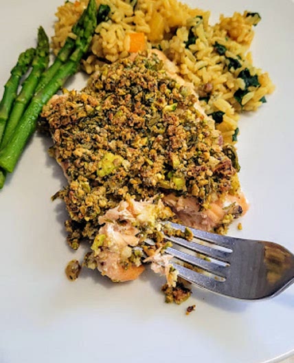 Pistachio Crusted Salmon