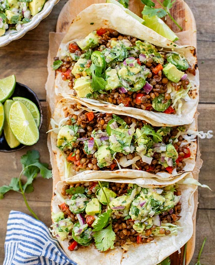 Spicy Lentil Tacos