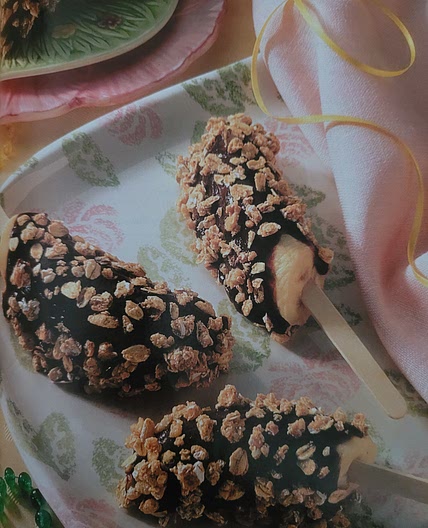 Frozen Chocolate Covered Bananas