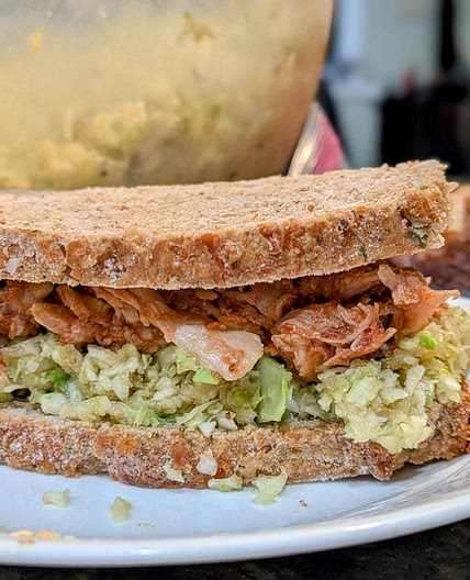 BBQ Pulled Chicken and Coleslaw