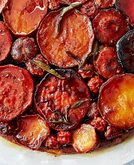 Root Vegetable Tarte Tatin