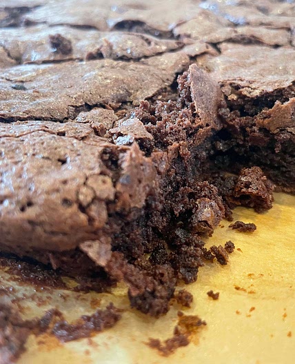 Crinkle Top Brownies