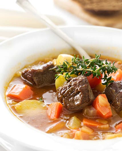 Vegetable and Lamb Soup