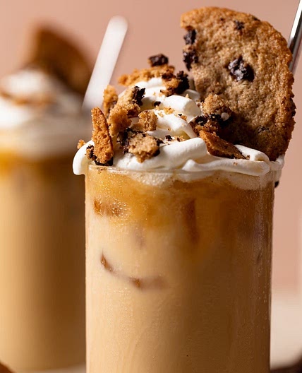 Iced Chocolate Chip Cookie Latte