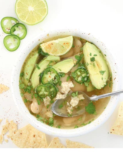15 Minute Lime and Bean Soup