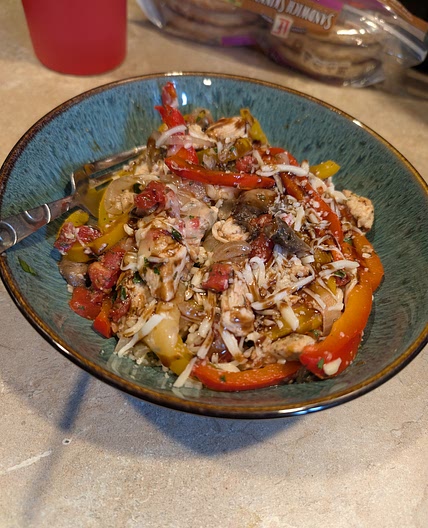 Chicken Cheesesteak Skillet