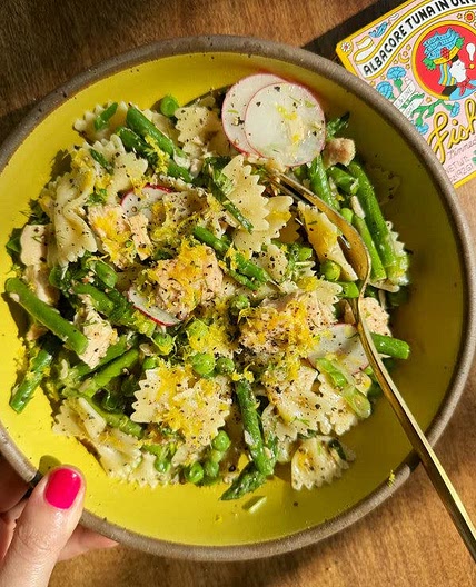 Spring Tuna Pasta Salad