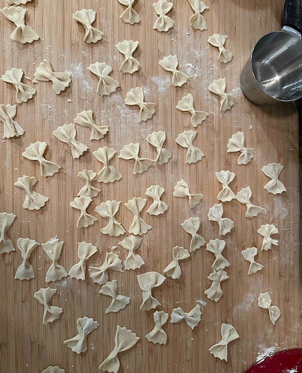 Semolina homemade pasta