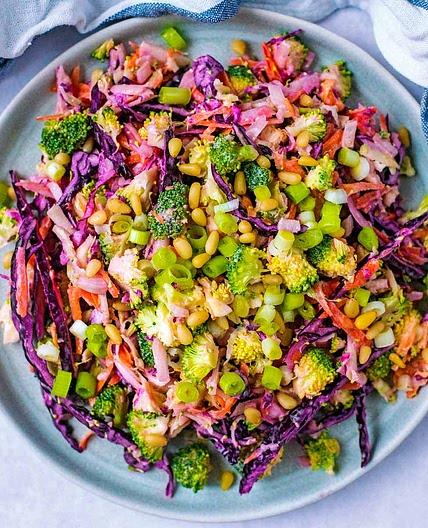 Broccoli Slaw with Lemon Dressing