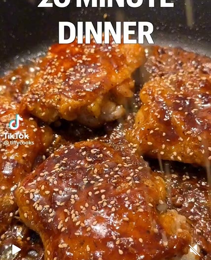 Ginger glazed chicken 