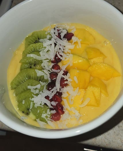Mango Smoothie Bowl with Coconut